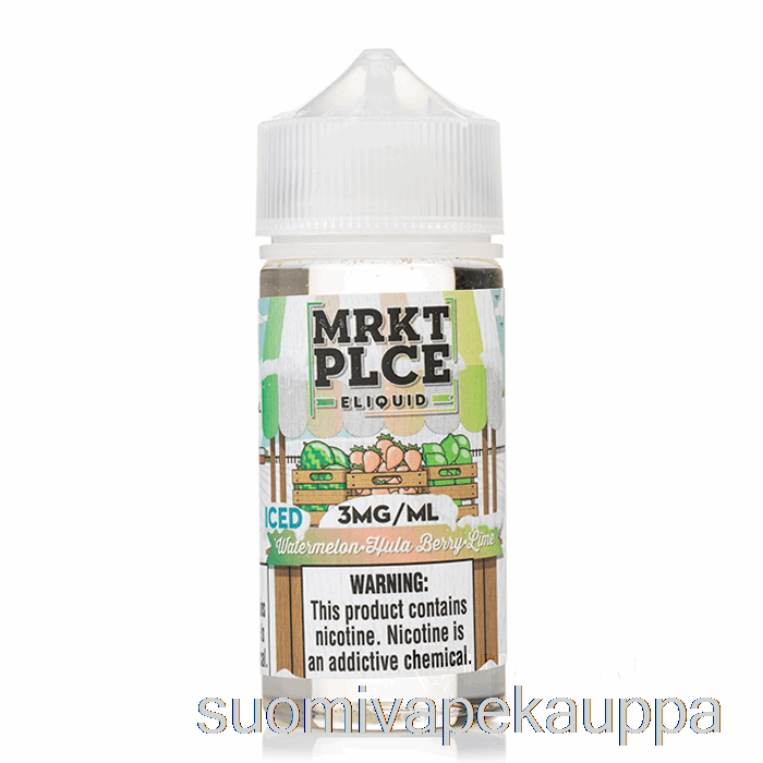 Vape Box Jää Vesimeloni Hula Marja Lime - Mrkt Plce - 100ml 6mg